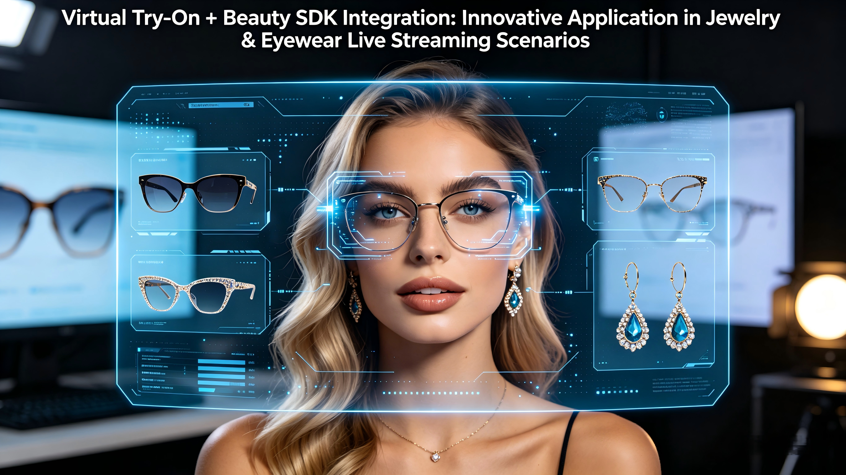 Virtual Try-On + Beauty SDK Integration: Innovative Application in Jewelry & Eyewear Live Streaming Scenarios